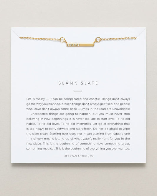 Blank Slate Necklace