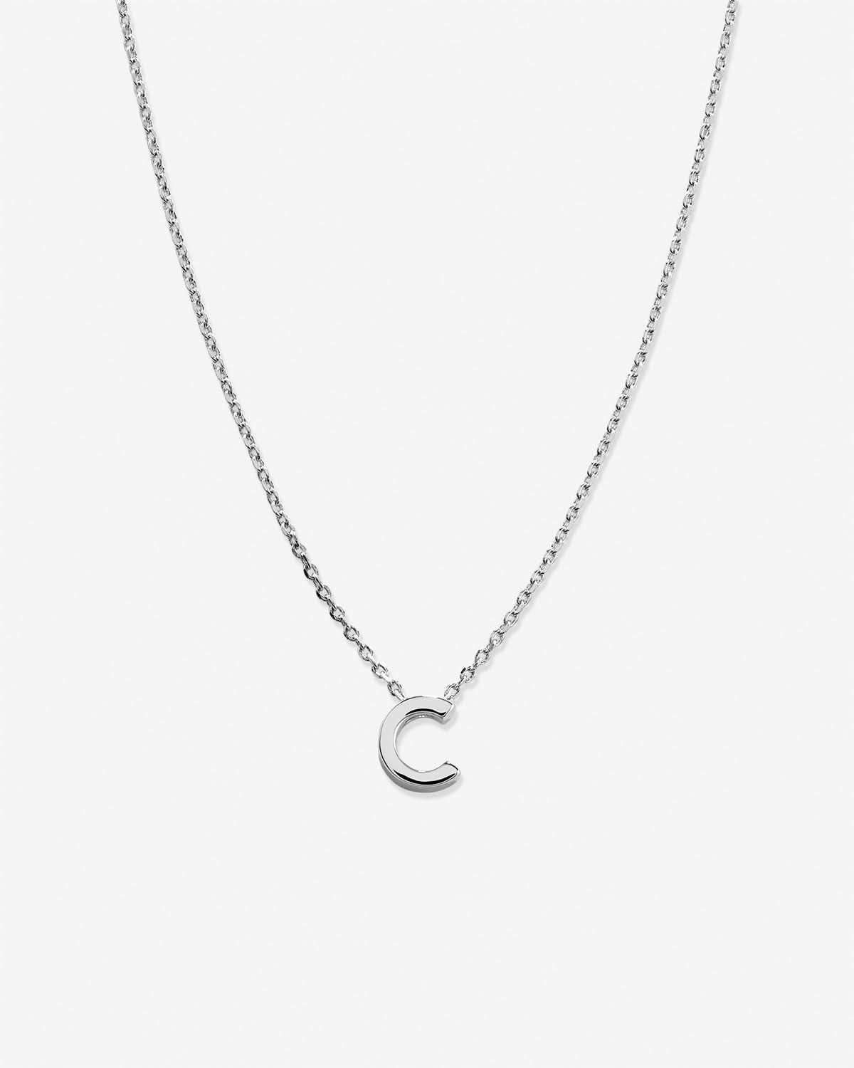 Just For You Initial Necklace — C