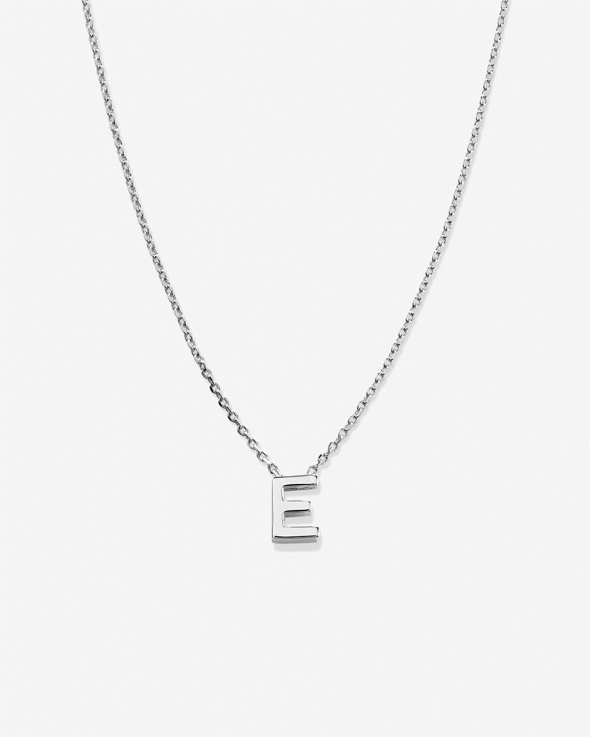 Just For You Initial Necklace — E