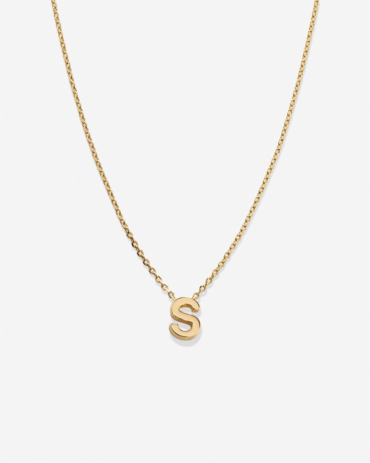 Just For You Initial Necklace — S