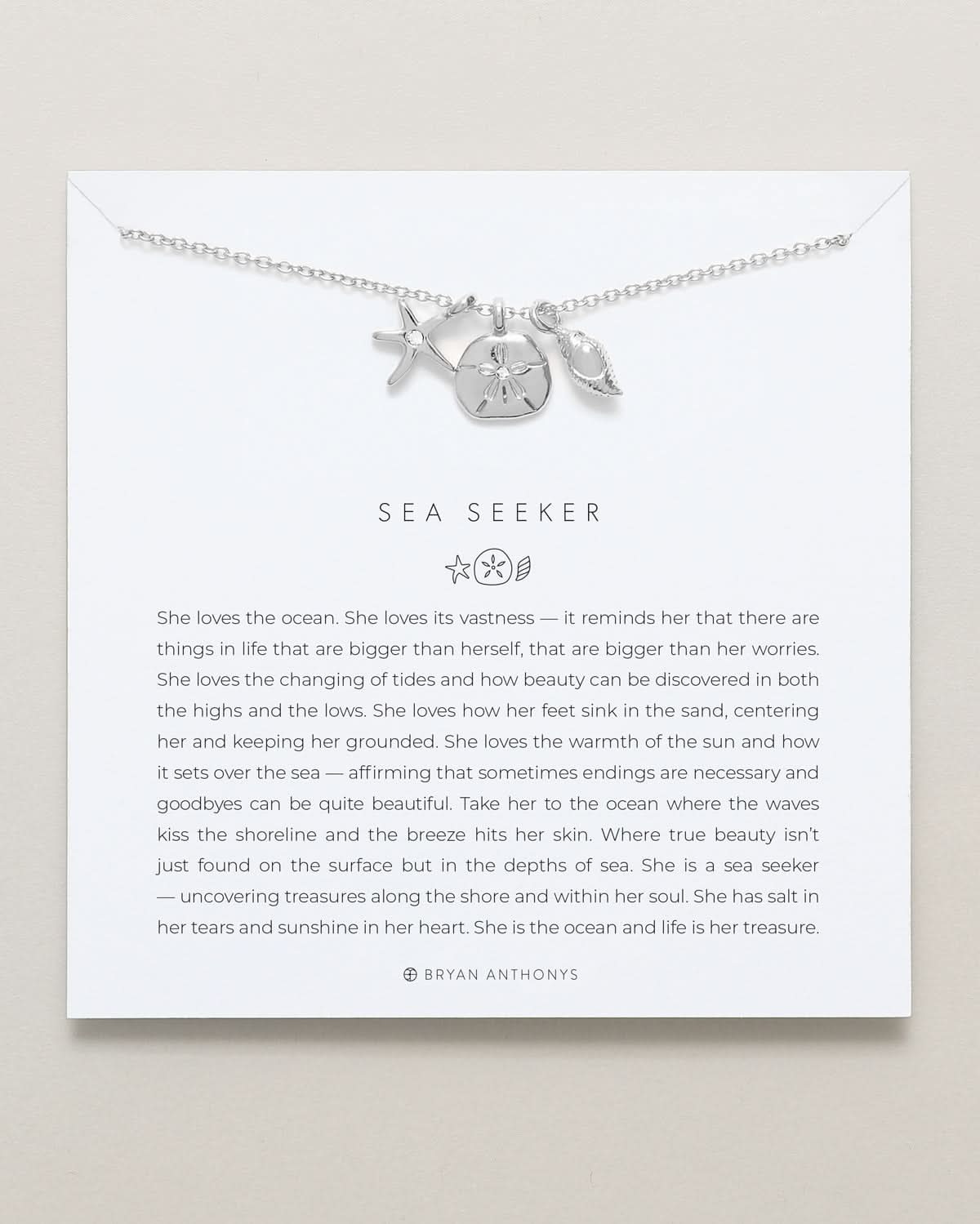 Sea Seeker & Pause Layered Necklace Set