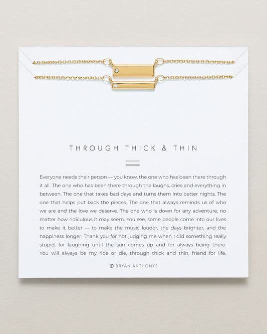 Through Thick & Thin Necklace Set