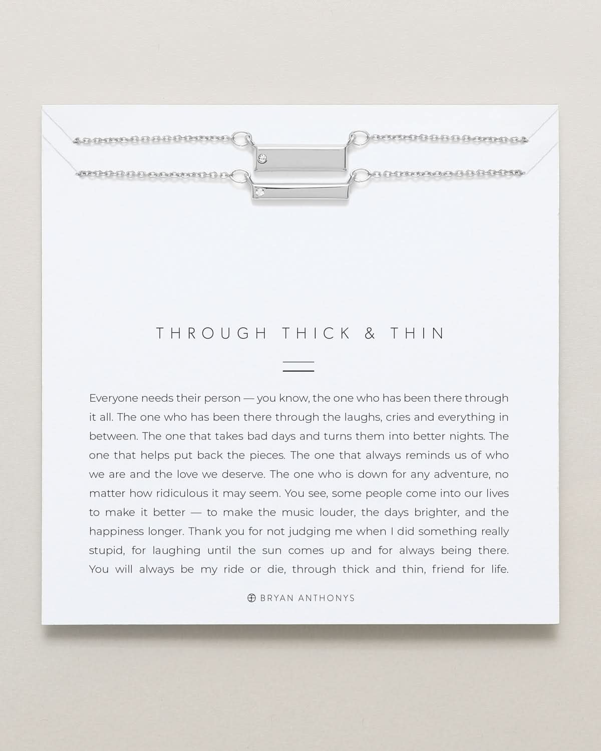 Through Thick & Thin Necklace Set