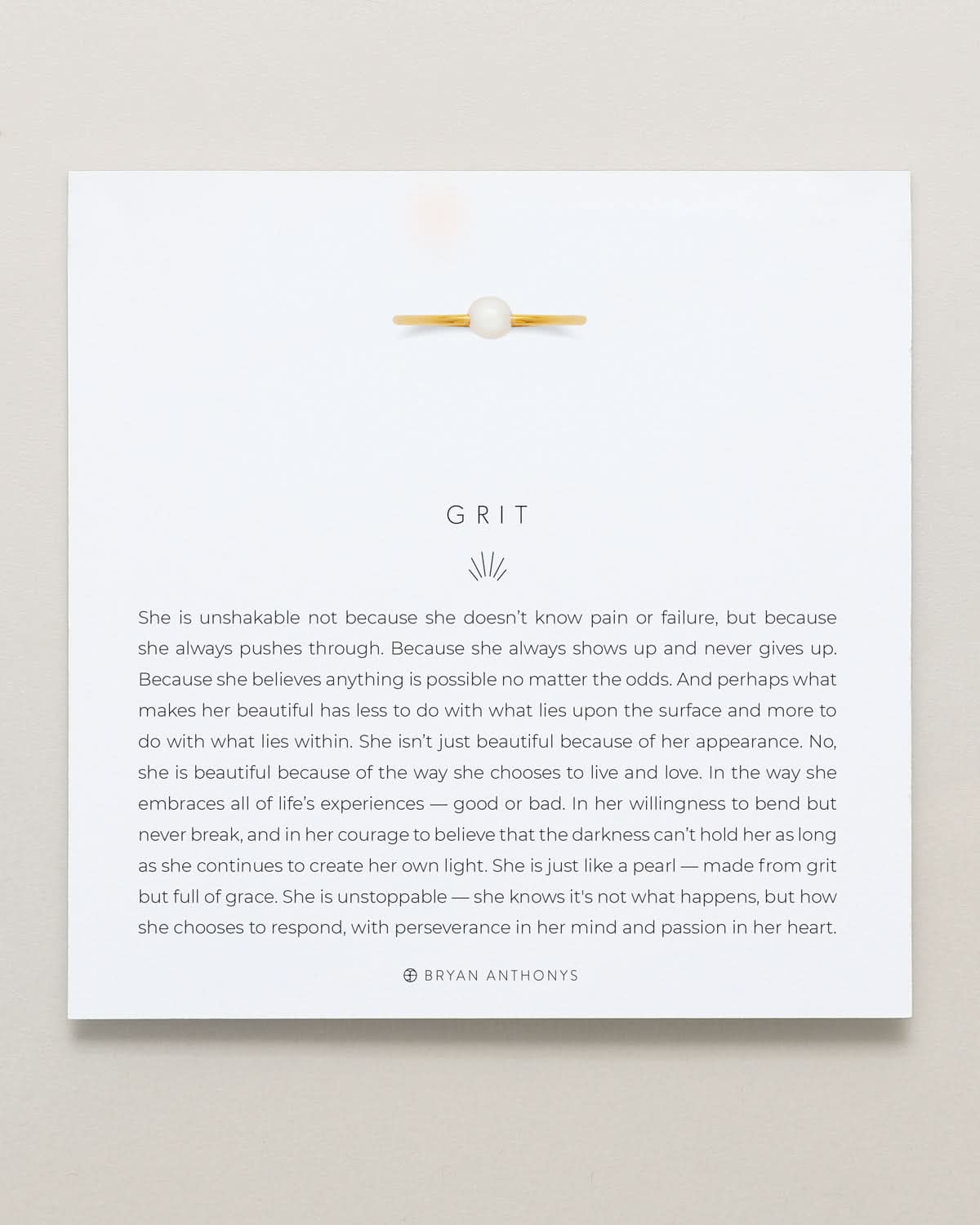 Grit Dainty Ring