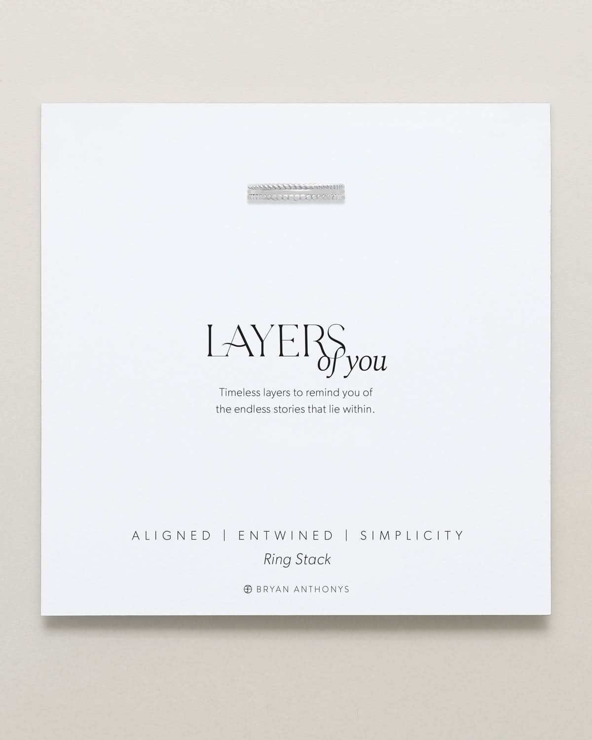 Layers of You Ring Stack