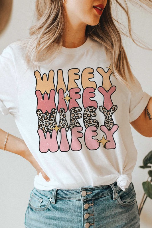 LEOPARD WIFEY Graphic T-Shirt